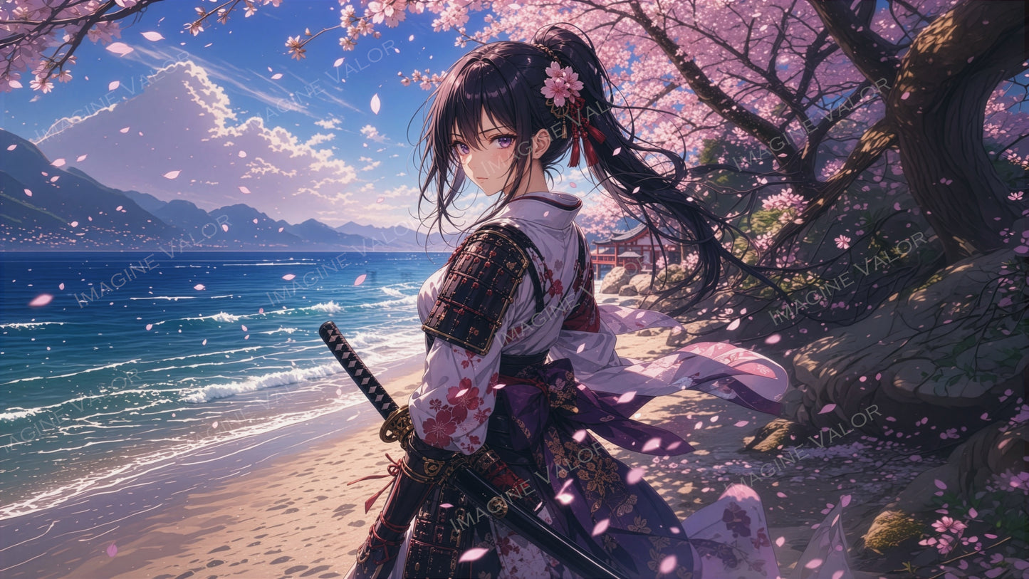 High quality digital Wallpaper | Onna-musha