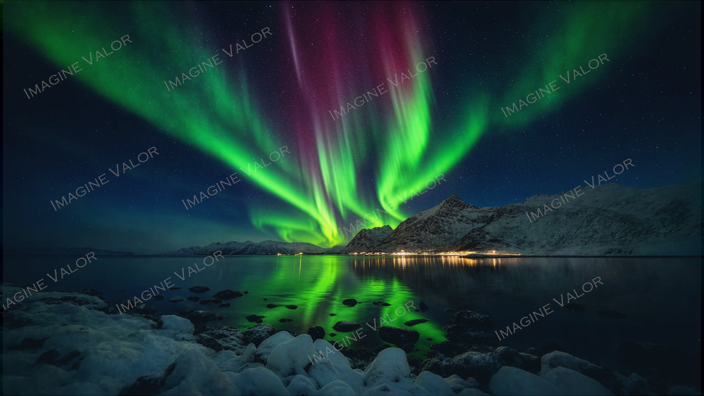High quality digital Wallpaper | Aurora Borealis