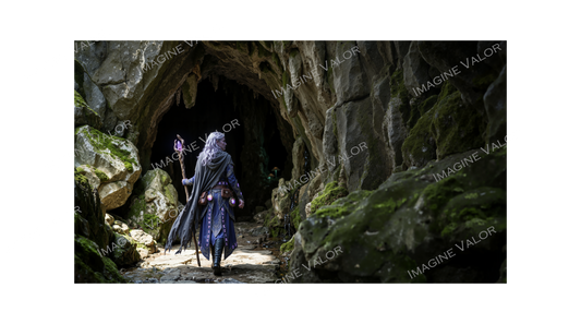 High quality digital Wallpaper | Dark Elf Sorceress