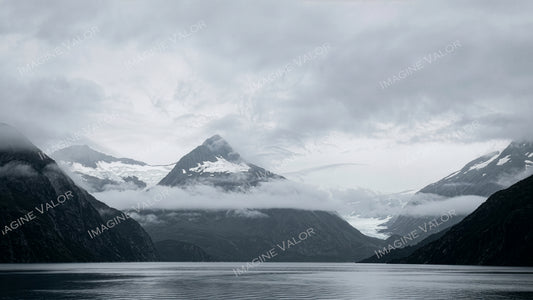 High quality digital Wallpaper | Misty Mountain view