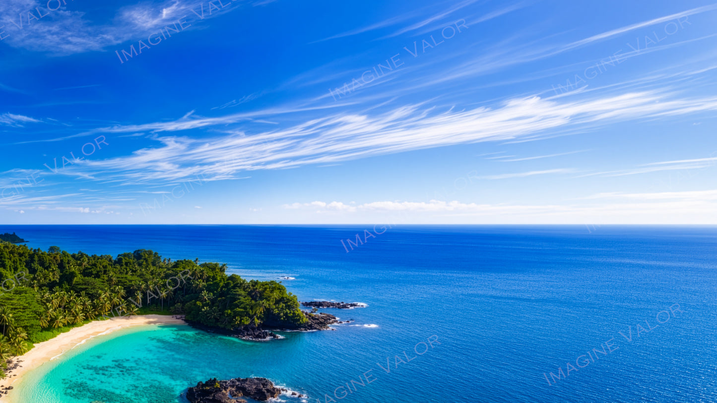 High Quality Digital Wallpaper | Tropical Cove