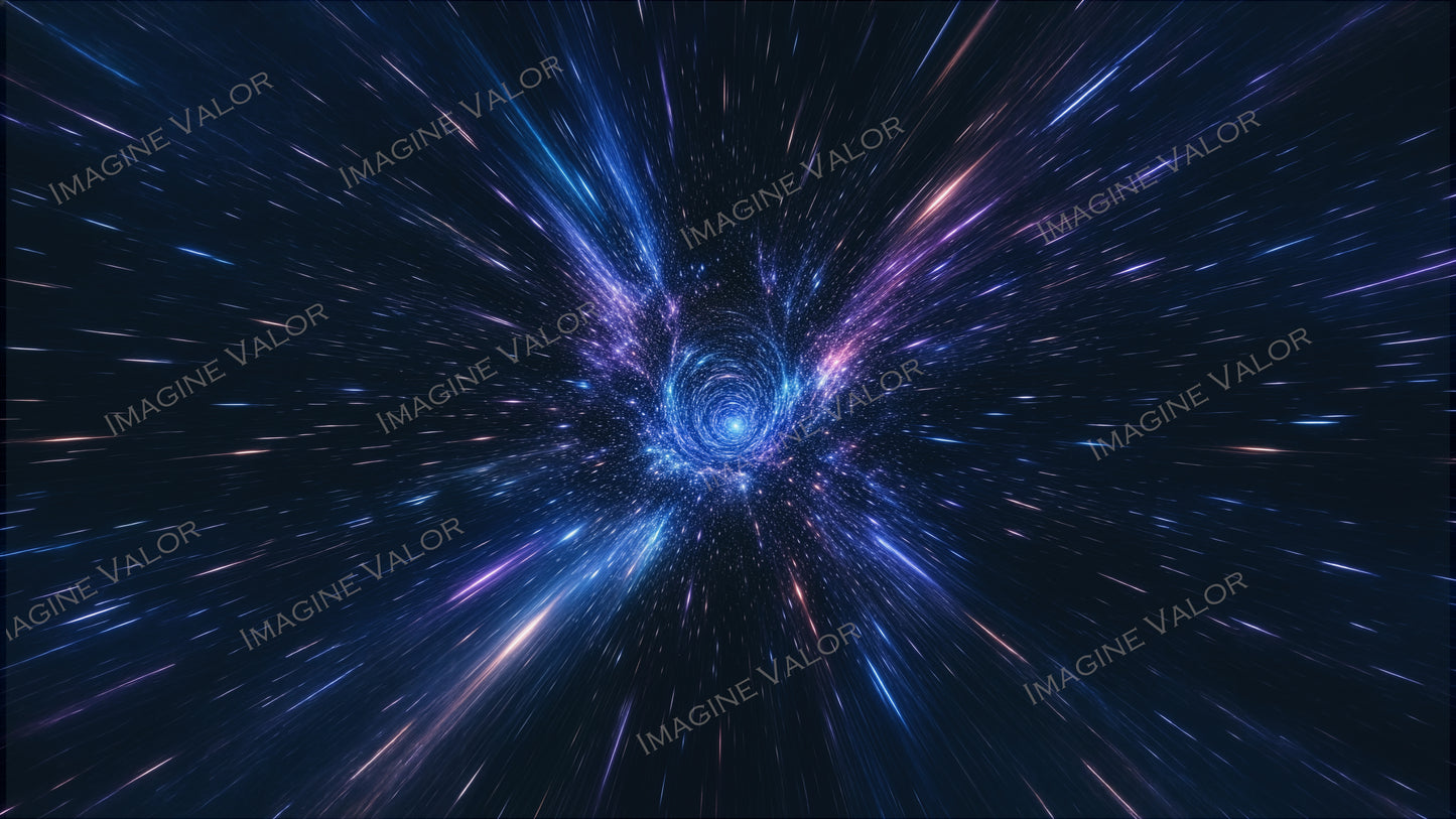 High quality digital Wallpaper | Warp speed