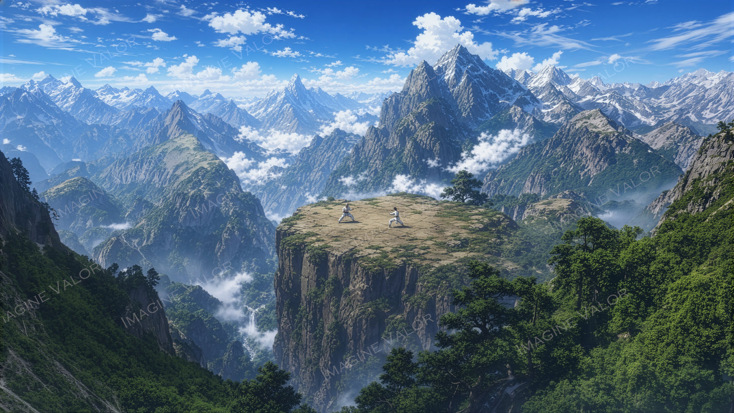 High quality digital Wallpaper | Masters in the mountians