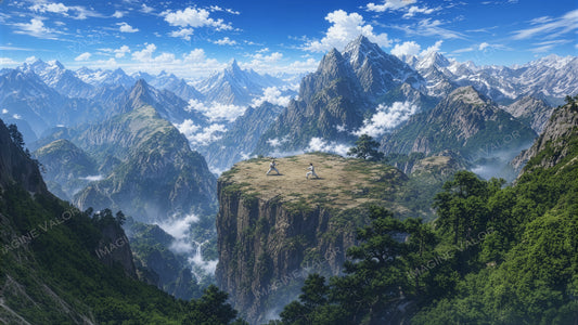 High quality digital Wallpaper | Masters in the mountians