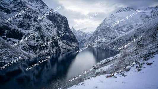 High quality digital Wallpaper | Winter Fjord